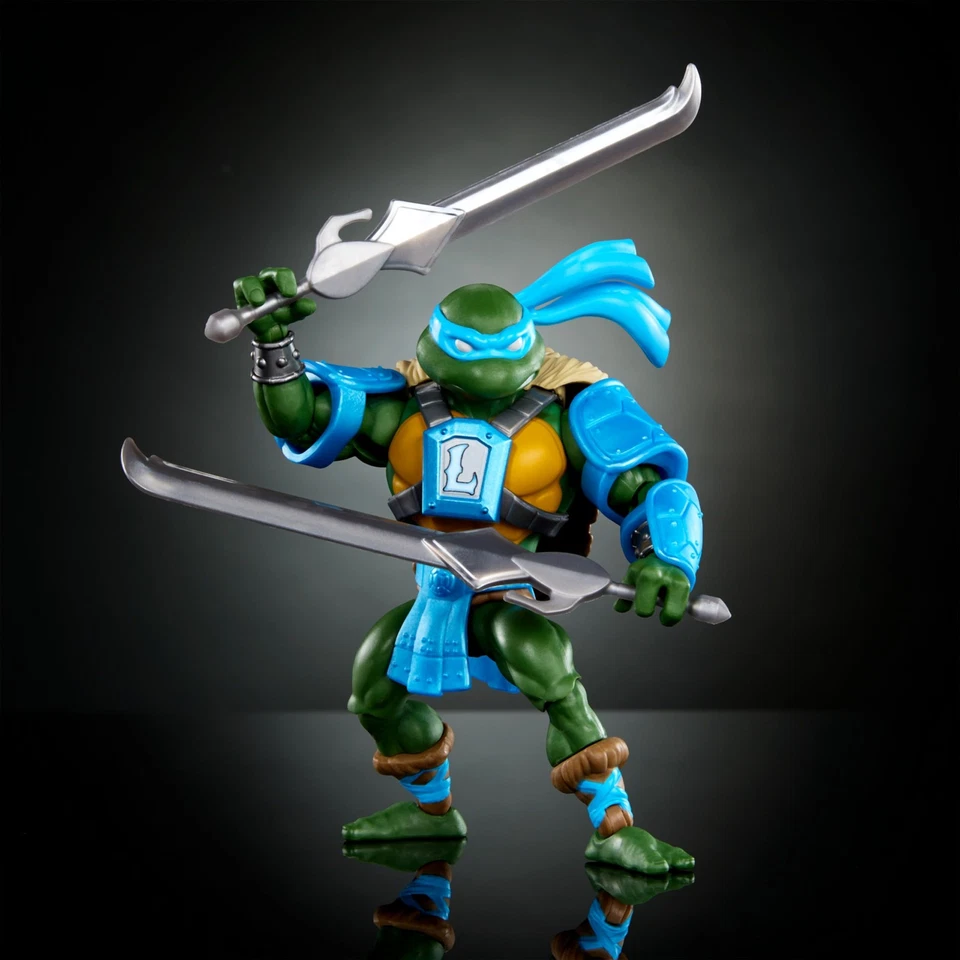 Figura de acción de juguete Masters of the Universe Origins Turtles of Grayskull Leonardo, Foto 2 de 4