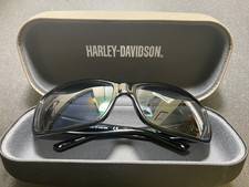 Harley Davidson Men  s Black Sunglasses HDX 860 BLK-3 62/14 125 with case