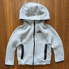 Nike Tech Fleece Full Zip Hoodie Kids 5-6 Years Grey