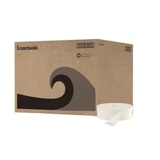 Boardwalk 6102B 3.5" x 2000' JRT Septic Safe 2Ply Bath Tissue - JBO, WT(6/CT)New