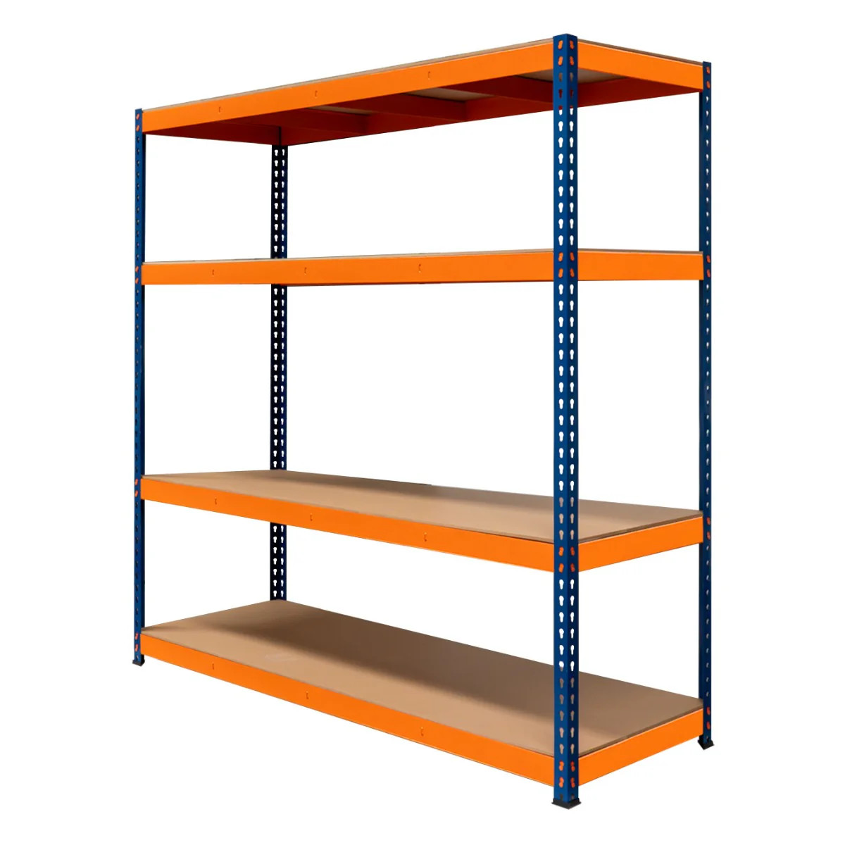 Rayonnage SRax meuble stockage métallique 4 niveaux étagère garage atelier