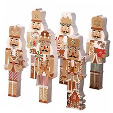6 Pieces Christmas Nutcracker Table Sign Decor Christmas Centerpieces Chef