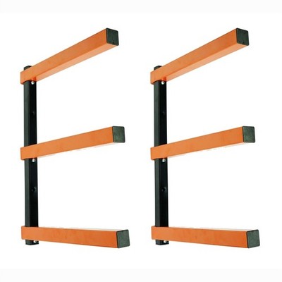 KF1004 Lumber Storage Rack 3-Level System 110lbs per Level with Durable Sheet...