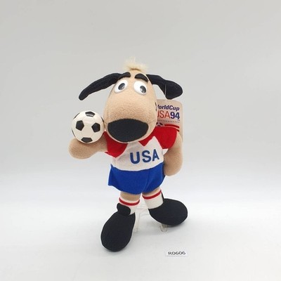 Dog Striker R606 FIFA World cup 94 Soccer 1991 Jun Planning USA Plush 8'' TAG Jp