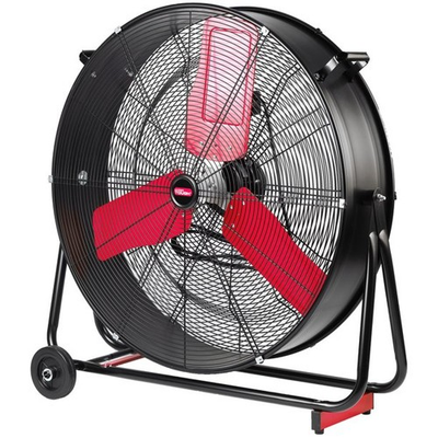 #ad Hyper Tough SFDC 750T 30 inch High Velocity Tilted Drum Fan Red amp; Black $95.40