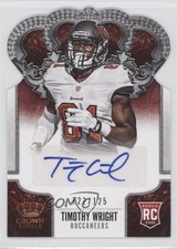2013 Panini Crown Royale Silver Die-Cut Signatures /125 Timothy Wright Auto 0c2