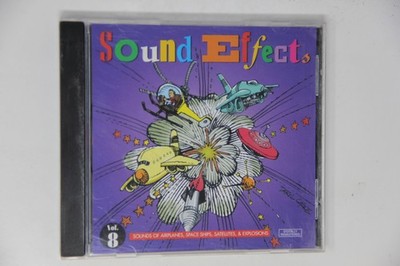 Sound Effects Vol 8 CD Airplanes Space Ships Satellites Explosions