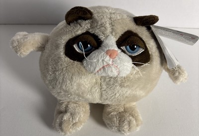 Ganz Grumpy Cat Ball Plush Stuffed Animal Hgc23115 Good Condition