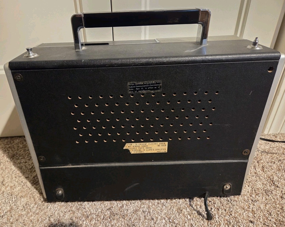 レトロ Communication Receiver ソリッドステートラジオ Vintage Lloyd's Solid State 10 Band Radio Receiver Model 9n24b-37a