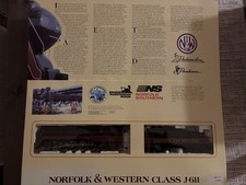 HO Bachmann 41-0657-A4 4-8-4 Norfolk & Western Class J 611 Steam Locomotive