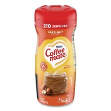 Coffee-mate 12345 15 oz. Canister Creamer Powder - Hazelnut New