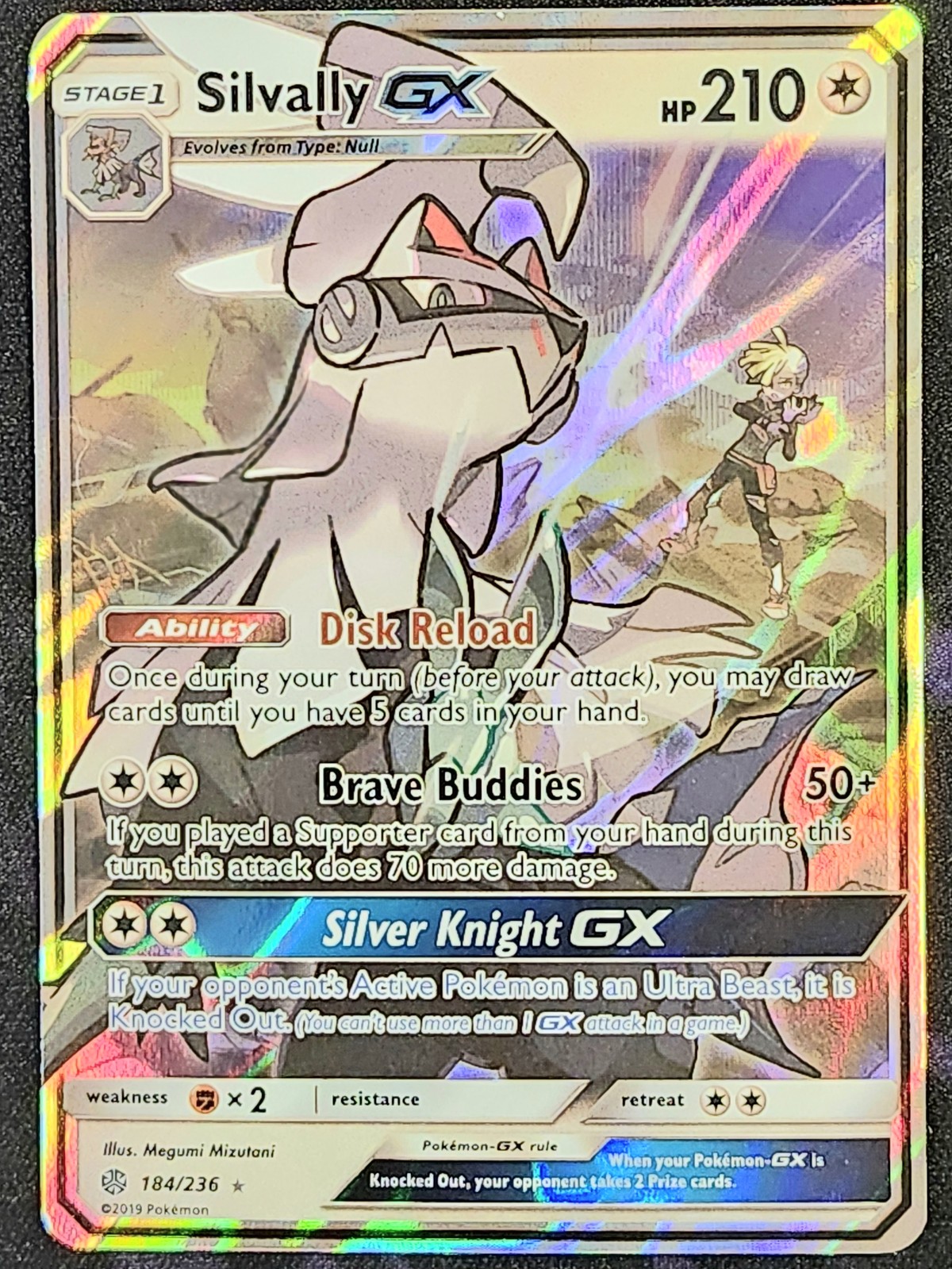 Pokemon Silvally GX 184/236 Cosmic Eclipse CEC