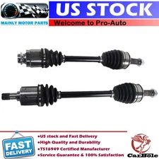 2Pc Front CV Axle Assy for Acura TSX 2008-2014 Honda Accord 2014 Civic 1.8L 2.4L