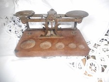 Victorian Post Office scales,W.Mitchells improved. brass scales.