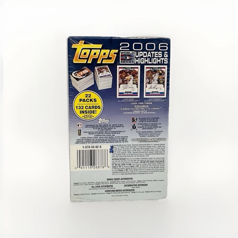 2006 Topps World Series Updates & Highlights Baseball Factory SEALED Hobby Box - Image 2 of 2