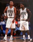 Mateen Cleaves & Morris Peterson Signed Michigan State 16x20 Photo -SCHWARTZ COA