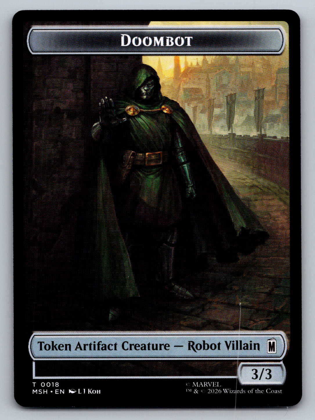 Doombot T 0018 // Merfolk T 0006 Marvel Super Heroes Regular
