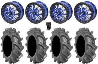 Pro Armor Halo 10 Bdlk 16'' Wheels Bl 31'' BKT AT 171 Tires UForceU10Pro/U10 XLPro