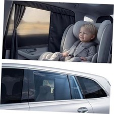 2026 Upgraded Dual-Layer Auto Car Window Shades for Baby 2 PCS Medium