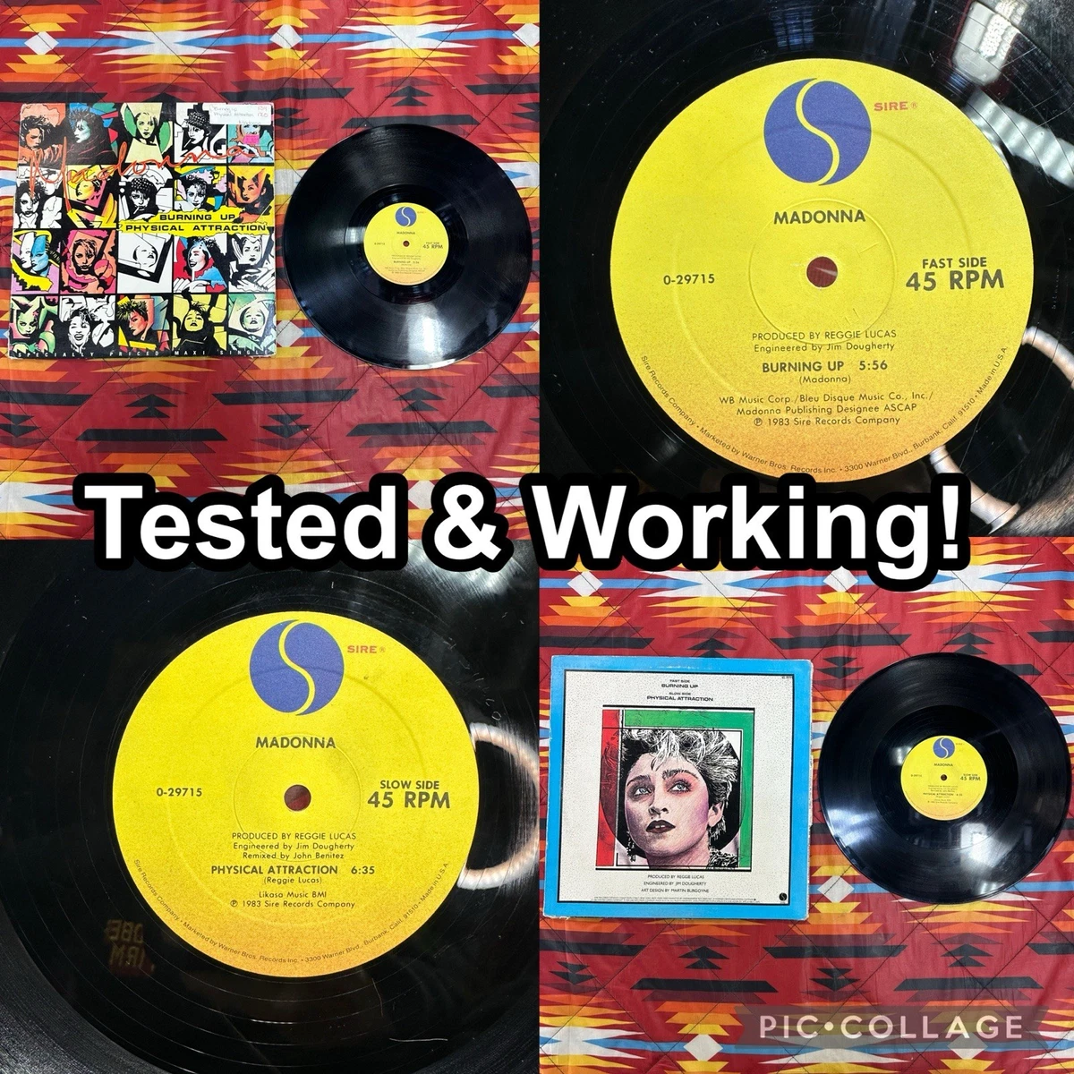 美盤　マドンナ　Burning Up　カナダ盤 12” シングル レコード バーニング・アップ / Madonna : Madonna | HMV&BOOKS online - WPCR-17077