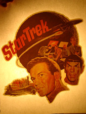 STAR TREK VINTAGE 1970's SCI FI SHOW ON KIRK  SPOCK TRANSFER NICE, B-24