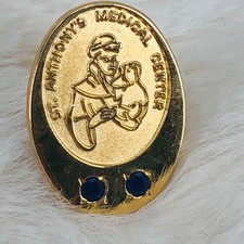 St Anthonys Medical Center St Louis GF Sapphire Employee Service Award Lapel Pin