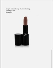 Giorgio Armani Rouge d'Armani Lasting Satin Lip Color: Brown 201 ￼NEW