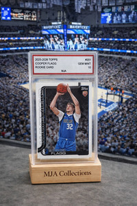 Cooper Flagg Rookie Card 2025-26 Topps #201 GEM MINT Graded 10 Mavericks RC