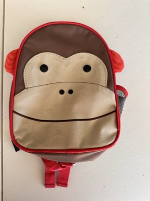 Skip Hop Zoo Mini Brown Monkey Backpack W Safety Harness And Leash Attachment