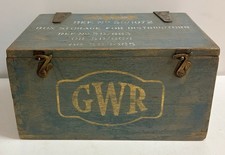 Vintage Wooden Storage Box Liveried “GWR”