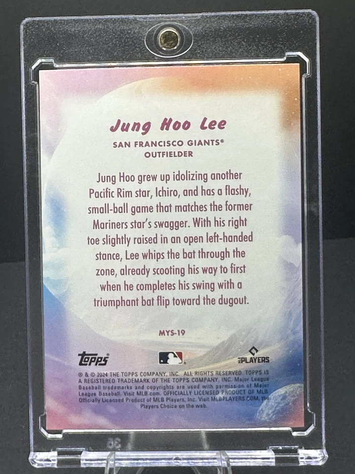 2024 Topps Update Series - Mystical Jung-Hoo Lee #MYS-19 (RC) - Image 2 of 2