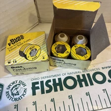 BUSSMAN 15AMP TYPE W BUSS FUSES EDISON BASE FUSE