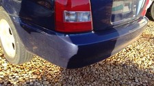 2000 Mazda Protege Rear Bumper Oem Blue Used 90 Day Warranty 190-58834