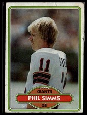 Phil Simms #225 1980 Topps 9467