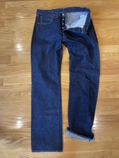 LVC Levi  s Vintage Clothing 501Xx 32 32button Big E Dark See Photos