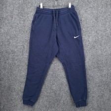 Nike Jogger Mens S Small Navy Blue Sportswear Club Fleece Sweatpants Tapered