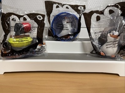 McDonald s 2009 Penguins of Madagascar 1,4,6 Happy Meal Toy Lot Of 3 New