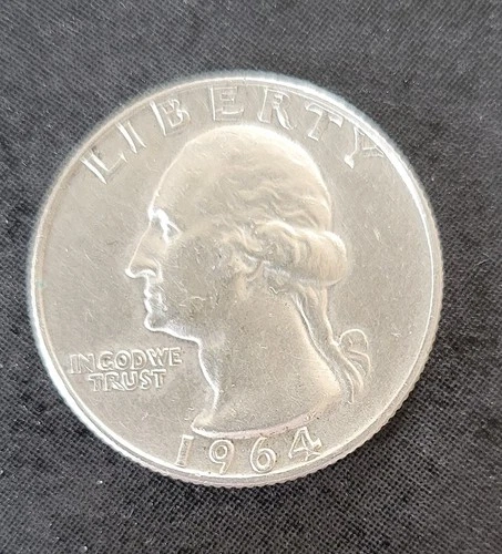 New Listing🔥1964- D  Washington Quarter (k)    L@@K   Very ,   NICE   Really Beautiful!!