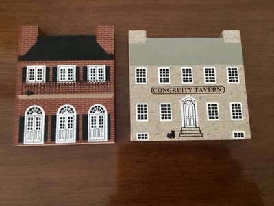 The Cat s Meow  Series V Creole House  & Congruity Tavern Signed Faline  91