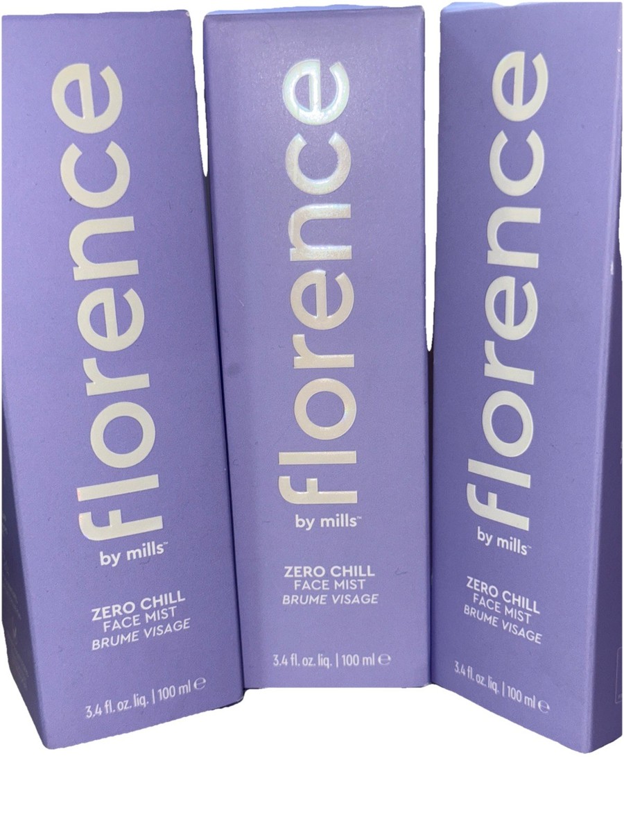 FLORENCE BY MILLS 🇺🇸 Zero Chill Face Mist 3 -3.4oz 💜 | eBay