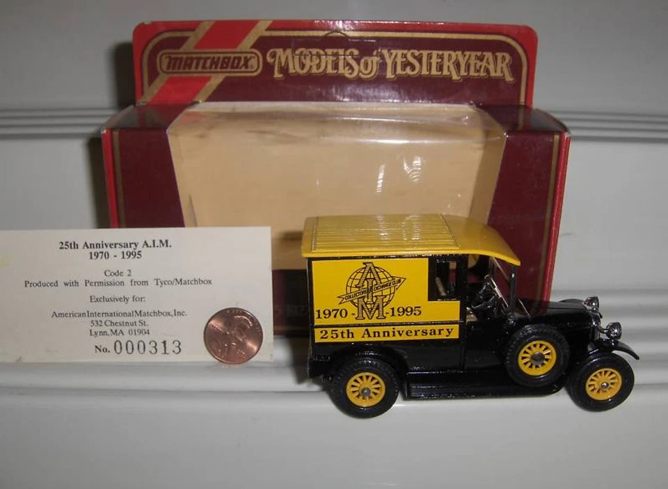 MATCHBOX MODELS OF YESTERYEAR 1995 Y5D AIM 25 YEARS TALBOT + COA CODE 2 NU BOXD* - Image 2 of 2