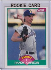 RANDY JOHNSON ROOKIE CARD 1989 Score Traded Seattle Mariners Baseball RC