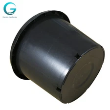 20 Gallon Plastic Garden Nursery Pots Flower Plant Pots Square Design 5 Pack