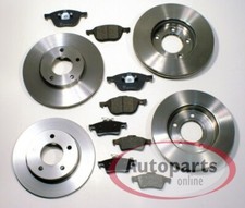 Bremsscheiben Ø 262 mm + Ø 253 mm + Bremsbeläge vorne hinten für Ford Fiesta 7
