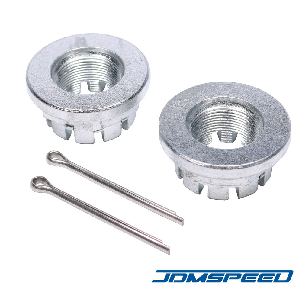 Set of 2 Rear Axle Nuts W/Pin For Honda TRX500FA Foreman Rubicon 500