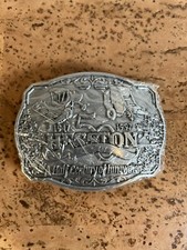1947-1997 Hesston Belt Buckle 50th Anniversary New In Wrapper