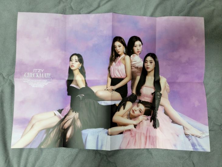 ITZY CHECKMATE OFFICIAL Pre-Order Only GROUP FOLDED POSTER