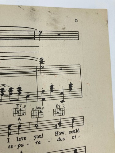 1932 Sheet Music Yours-Quiereme Mucho Juan Arvizu Jack Sherr Gonzalo Roig - Picture 4 of 5
