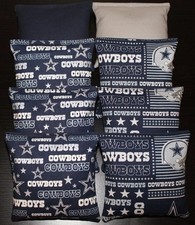 CORNHOLE BEAN BAGS w DALLAS COWBOYS NEW 8 ACA Regulation Corn Toss Tailgate Bags