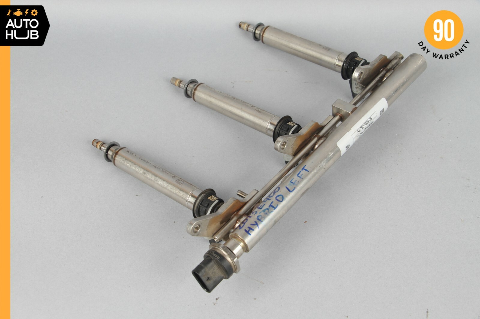 Mercedes W212 E400 C300 GLK350 E350 Fuel Injector Rail Left Side